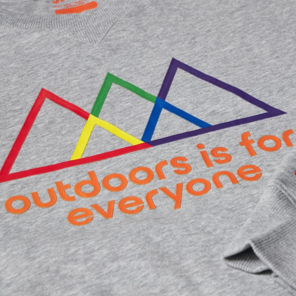 Outdoor Ist Etwas Für Alle Rundhals-Sweatshirt Merrell Heather Grey