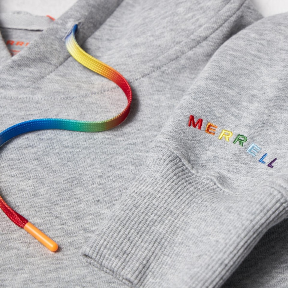 Pride Kapuzenpullover Grau Meliert Merrell