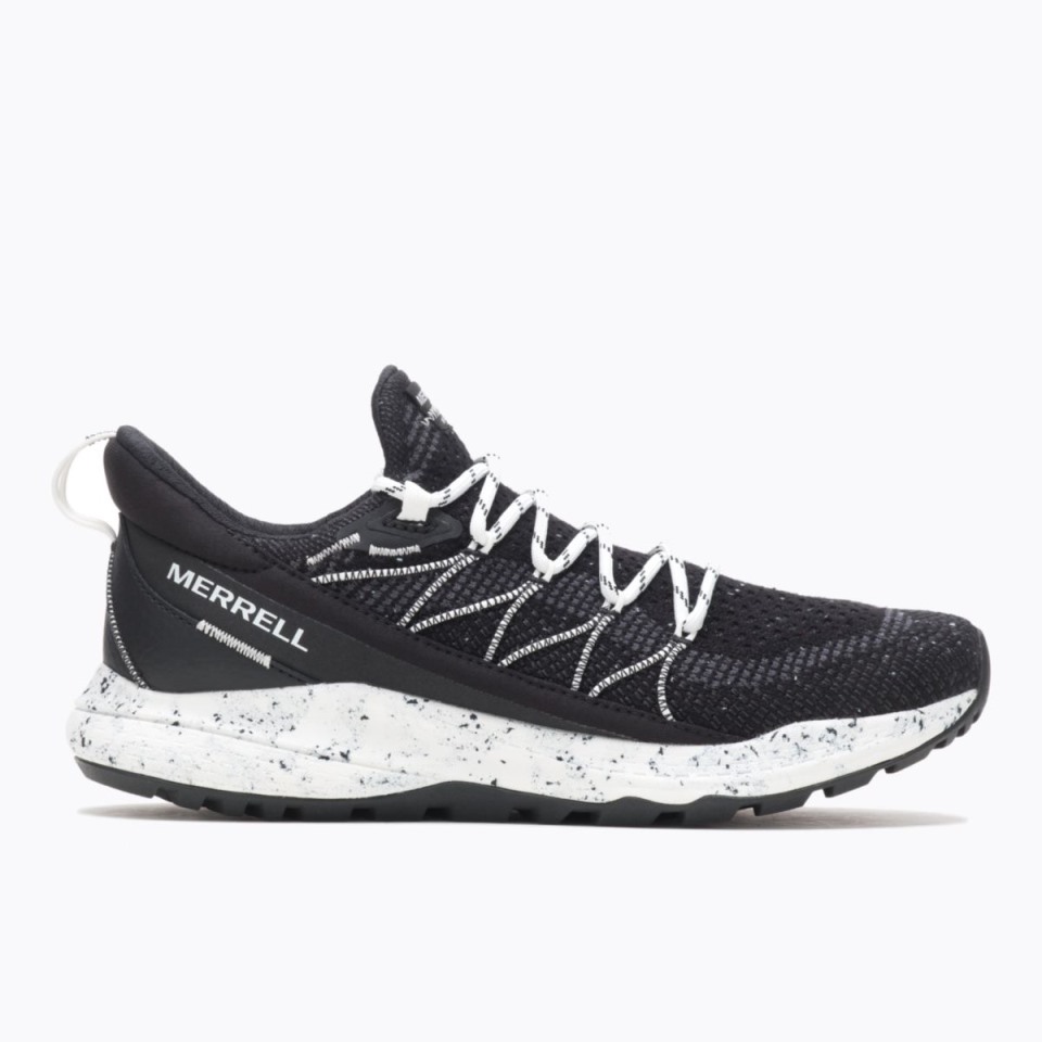 Bravada 2 Für Damen, Breit, Schwarz, Weiß, Merrell Bravada 2 Für Damen, Breit, Schwarz, Weiß, Merrell