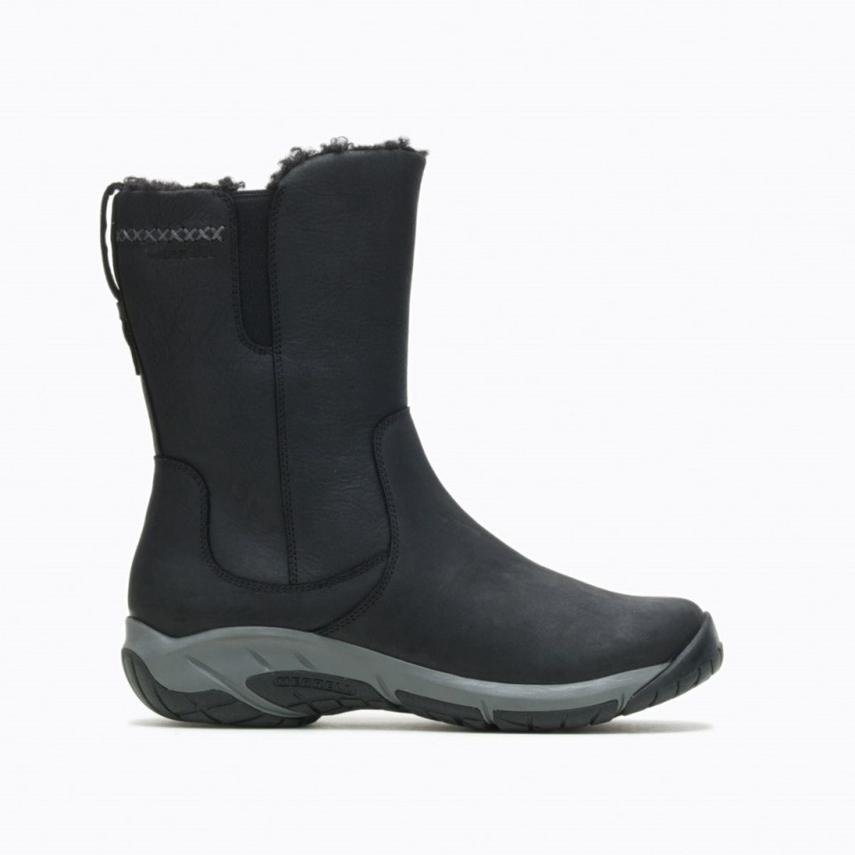 Damen Encore 4 Hoher Reißverschluss Polar Wasserdicht Weite Merrell Schwarz Damen Encore 4 Hoher Reißverschluss Polar Wasserdicht Weite Merrell Schwarz