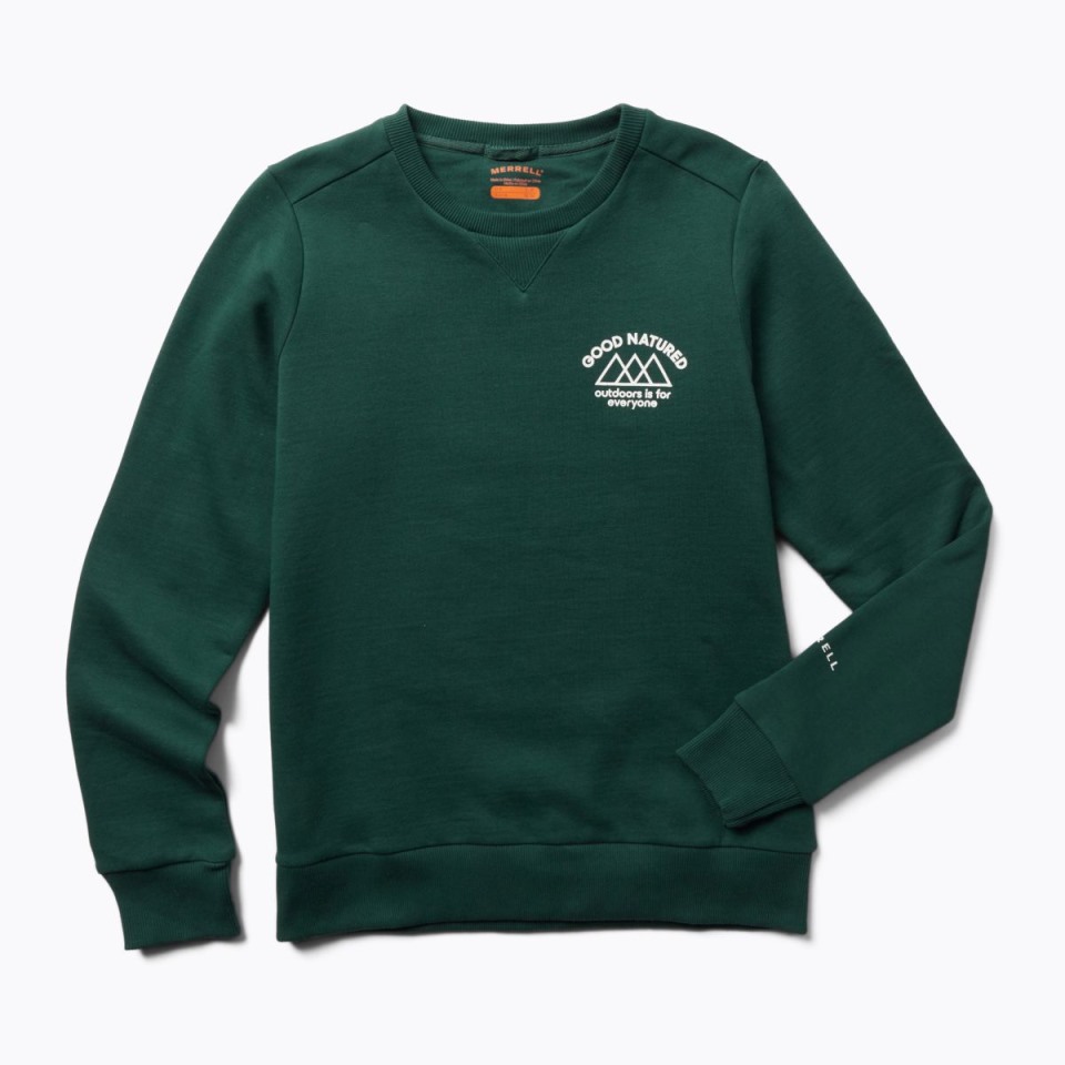 Gutmütiger Damen-Fleece Mit Rundhalsausschnitt Merrell Sea Moss