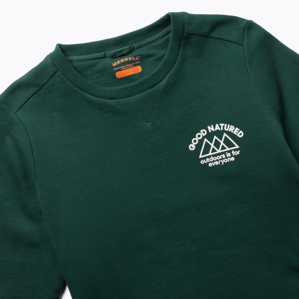 Gutmütiger Damen-Fleece Mit Rundhalsausschnitt Merrell Sea Moss