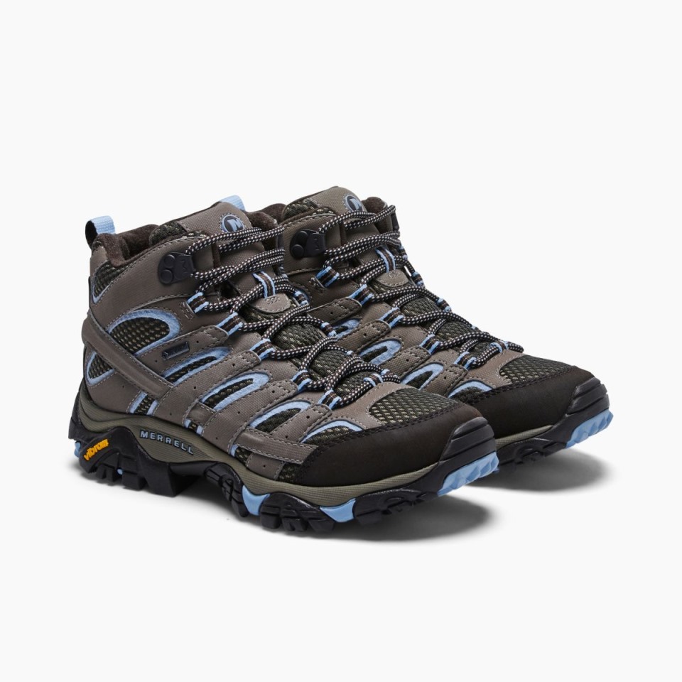 Damen Moab 2 Mid Gore-Tex Merrell Brindle