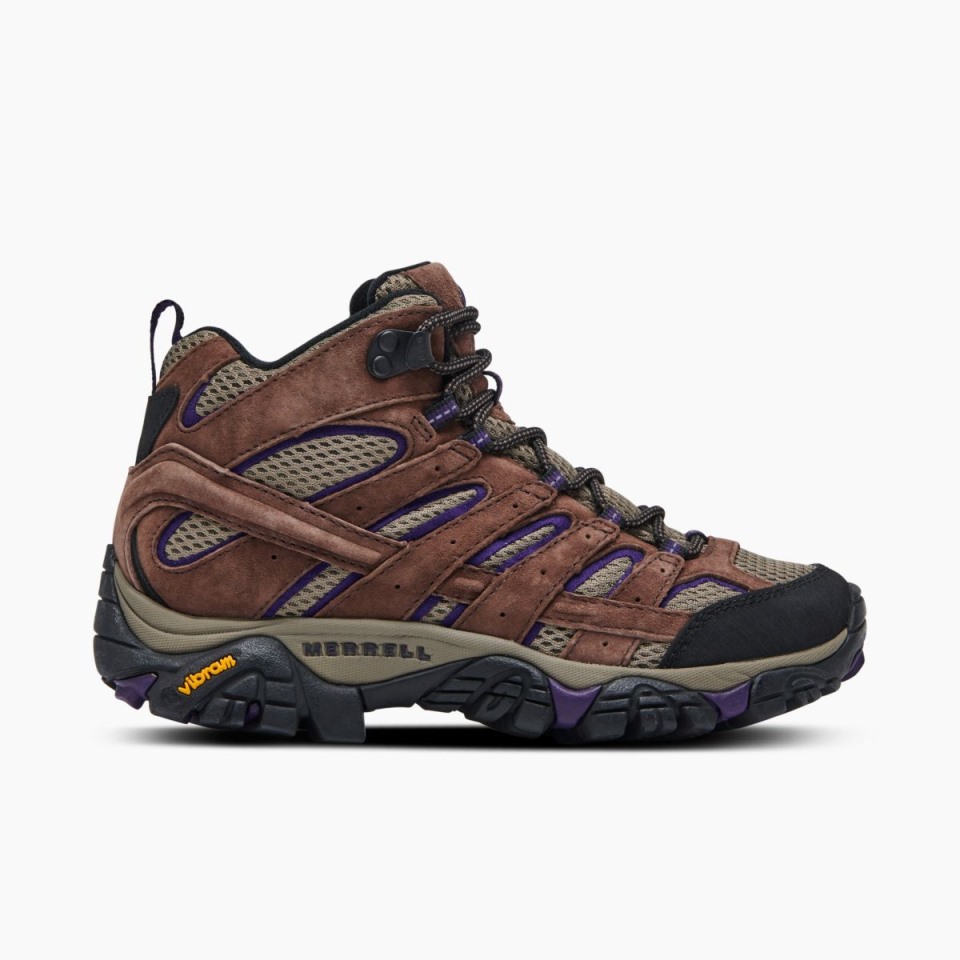 Moab 2 Mid-Ventilator Für Damen Mit Breiter Breite Bracken Purple Merrell