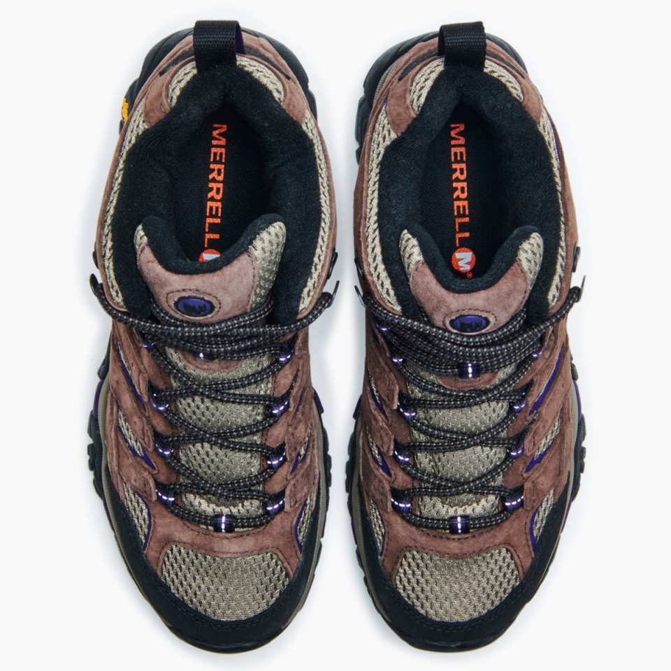 Moab 2 Mid-Ventilator Für Damen Mit Breiter Breite Bracken Purple Merrell