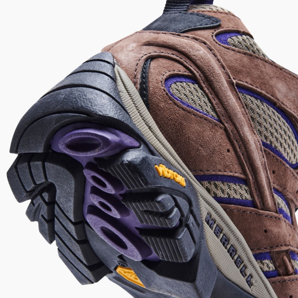 Moab 2 Mid-Ventilator Für Damen Mit Breiter Breite Bracken Purple Merrell