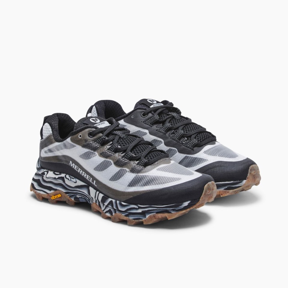 Moab Speed Eco Dye Schwarz Weiß Merrell Für Damen