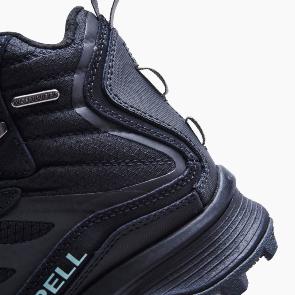 Damen Moab Speed ​​Thermo Mid Wasserdicht Merrell Black
