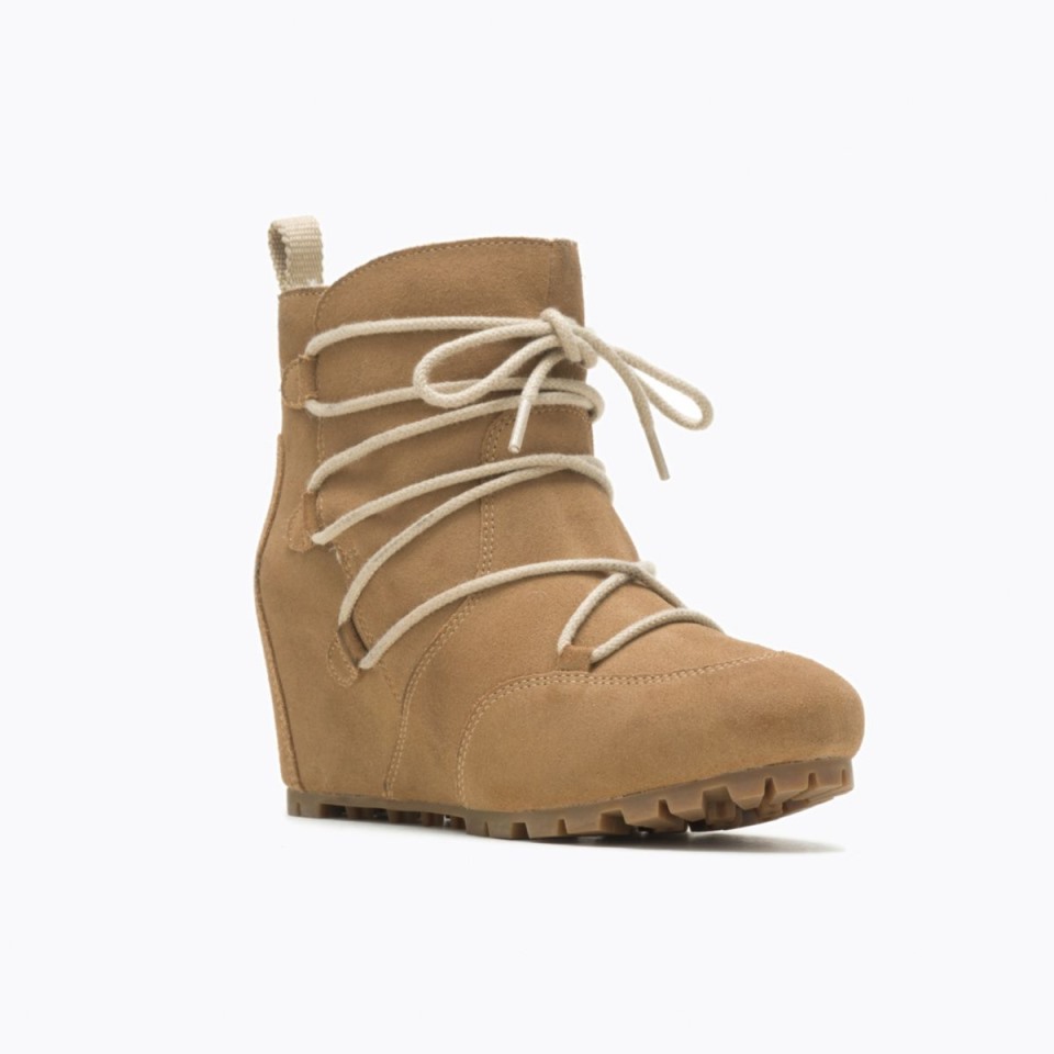 Damen Moab Wedge Polar Merrell Camel