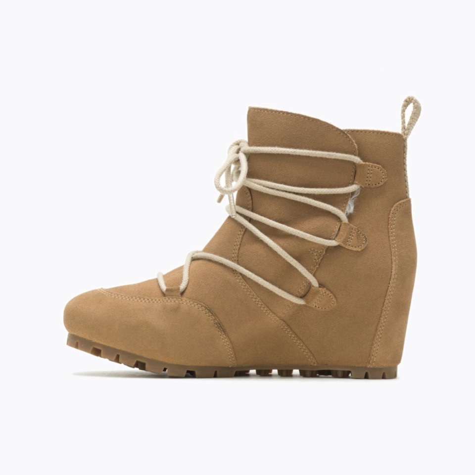Damen Moab Wedge Polar Merrell Camel