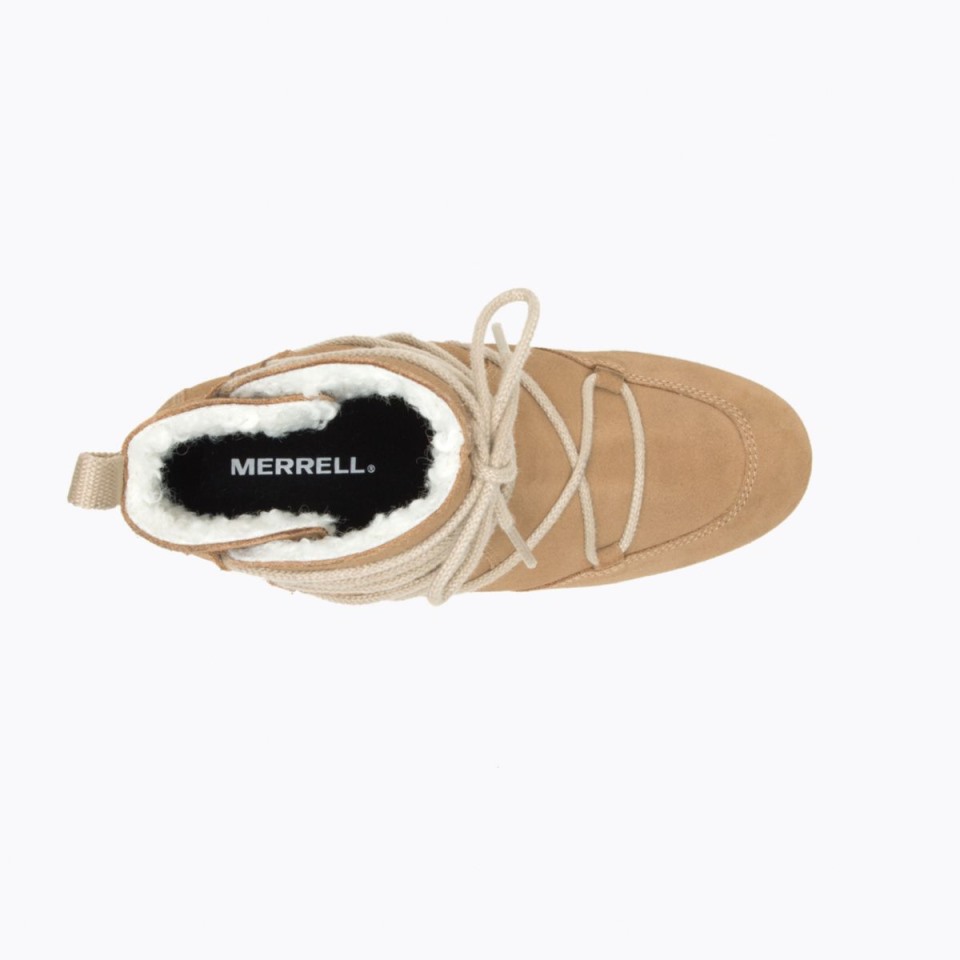 Damen Moab Wedge Polar Merrell Camel