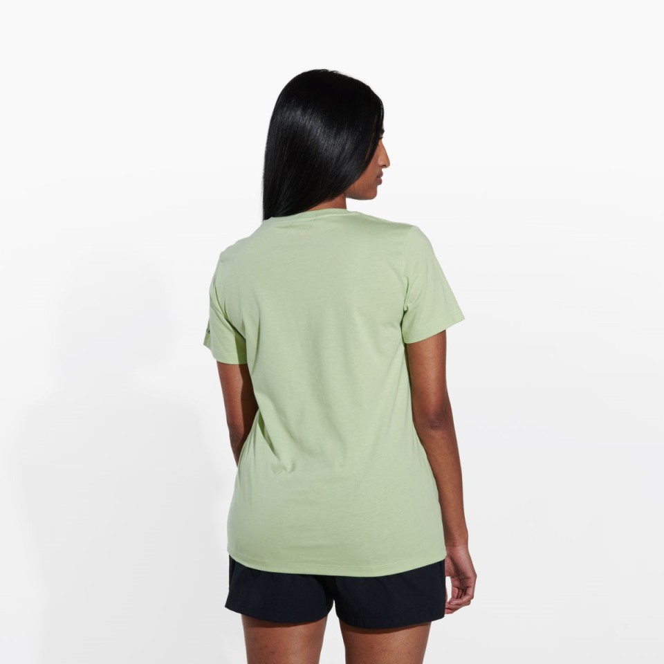 Rise And Shine T-Shirt Mit Rundhalsausschnitt Für Damen Foam Green Merrell