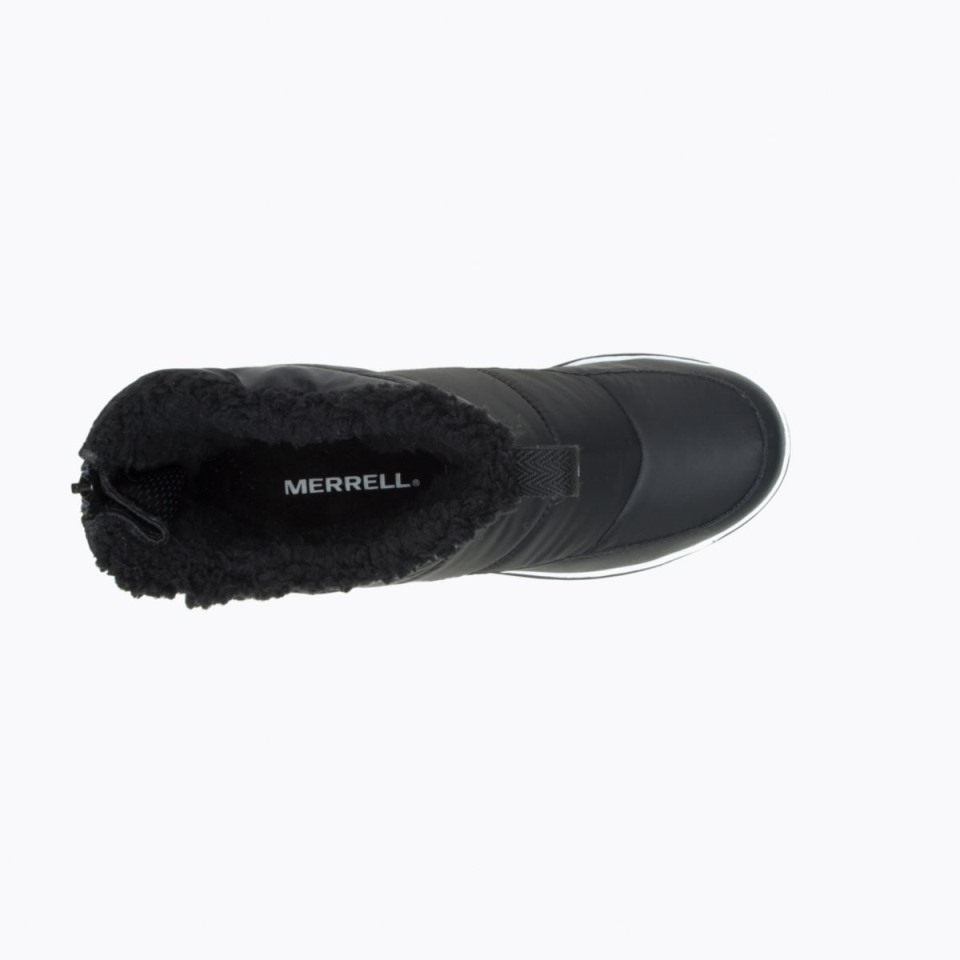 Damen Snowcreek Sport Mid Zip Polar Waterproof Black Merrell