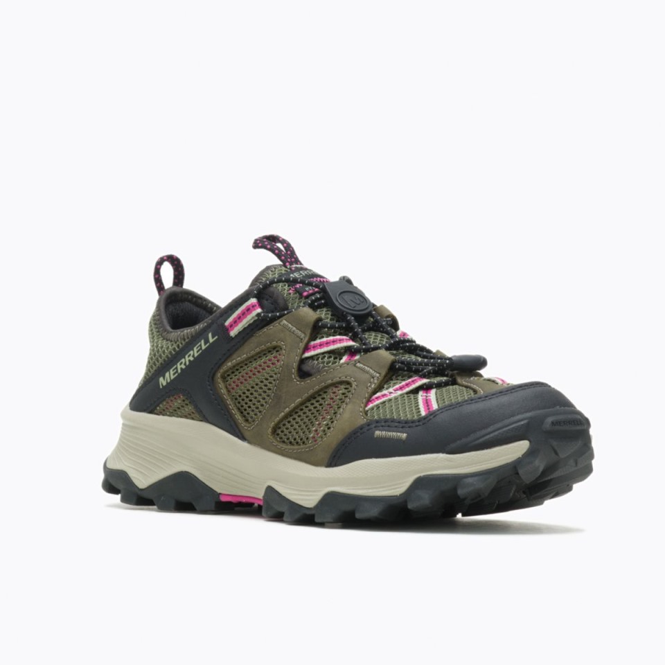 Damen Speed ​​Strike Ledersieb Lichen Merrell
