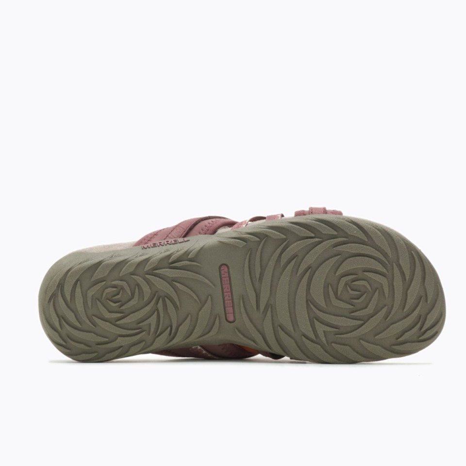 Damen Terran 3 Cush Pantoletten Marron Burlwood Merrell